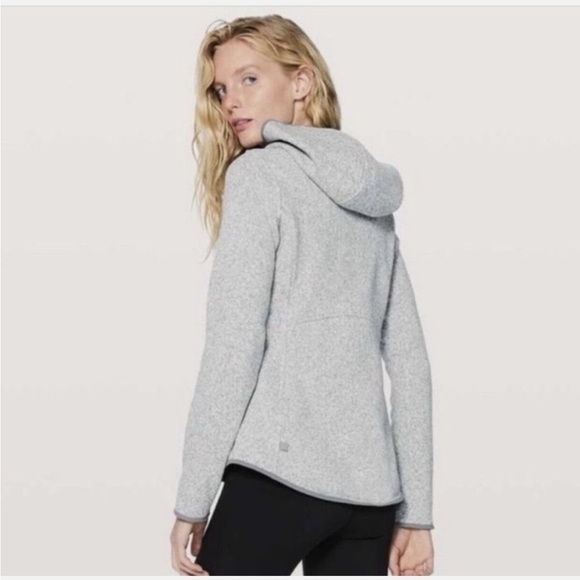Lululemon Athletica Fleece & Thank You 1/2 Zip Hoodie - Picture 3 of 11